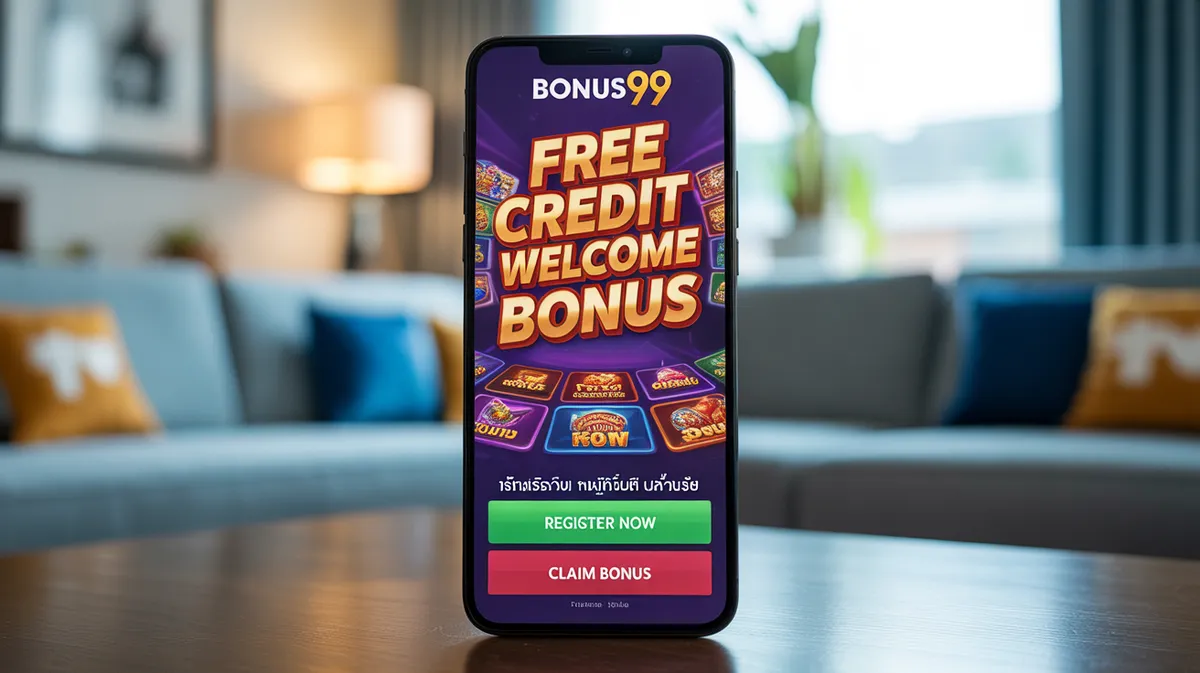 เริ่มเล่น โบนัส99 เกมมือถือ สมัครสมาชิก เครดิตฟรี